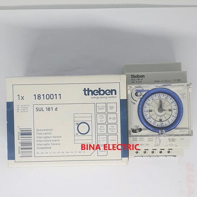 monicstar.id- Timer Theben SUL 181D SUL 181 D / Timer Analog Theben SUL181D Diskon