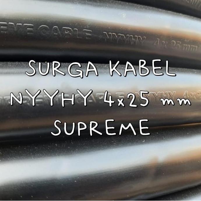 delibemart- NYYHY 4x25 mm SUPREME/ KABEL SERABUT NYYHY 4 x 25/ KABEL NYYHY 4x25 Diskon