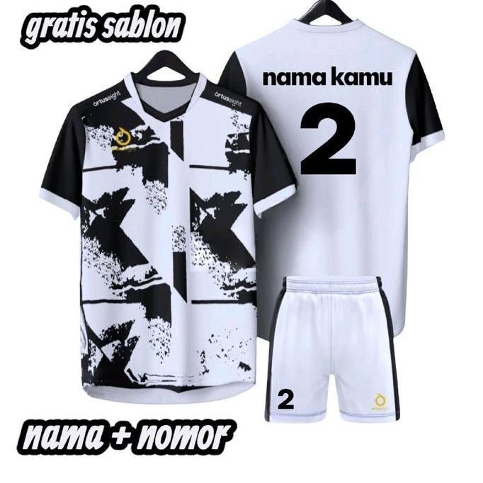 BAJU JERSEY DEWASA/GERATIS SABLON+NAMA / BAJU SEPAKBOLA & FUTSAL VOLLY Setelan Sport keren
