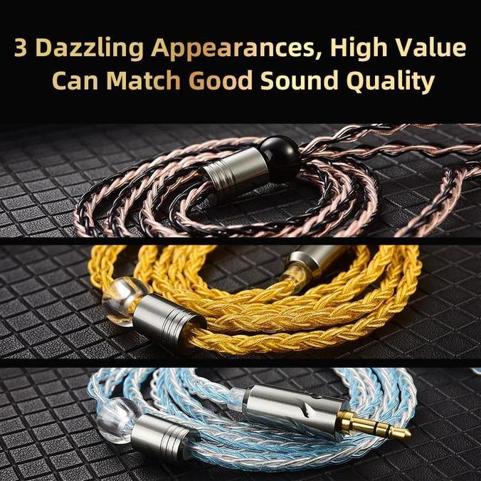 Larisjaminan- Qkz T1 Kabel Upgrade 00 Cores 8 Strand Qdc For Kz Qkz Trn
