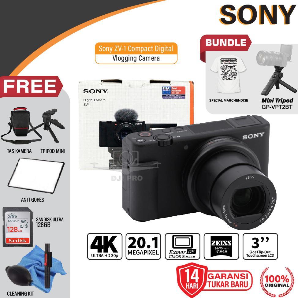 SONY ZV-1 Kamera Digital Pocket Vlog Vlogger Compact ZV1