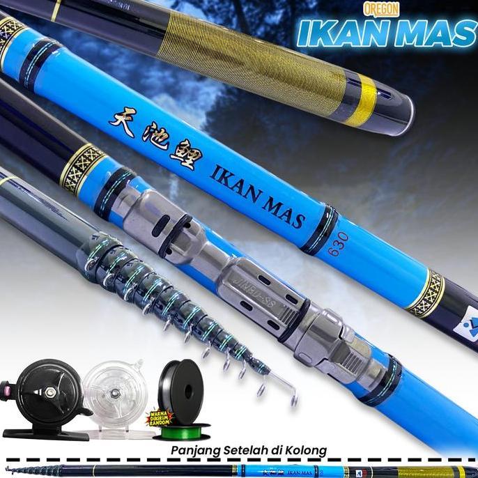 PAKET TEGEK IKAN MAS KOLONG FREE TOKOS & SENAR Pancing