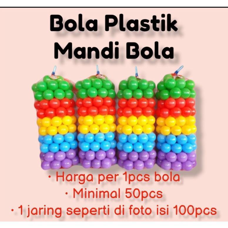 Promo [1Pcs] Bola Plastik / Mainan Mandi Bola / Mandi Bola Pekanbaru / Bola Plastik Sni