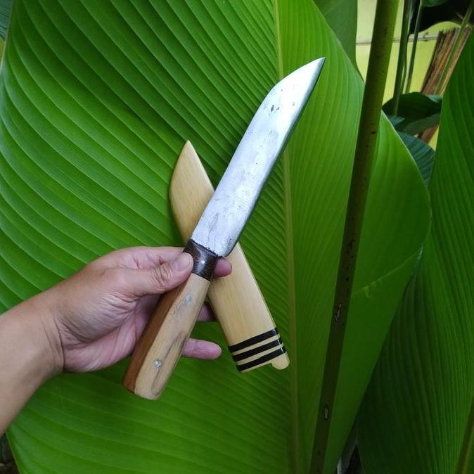 Dreamlict- Pisau Dapur Baja Per Super Pulltang Sarung Kayu Jati