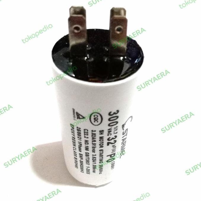 KAPASITOR MOTOR STARTING 32UF/300VAC KULKAS CAPACITOR STARTING KULKAS KHUSUS