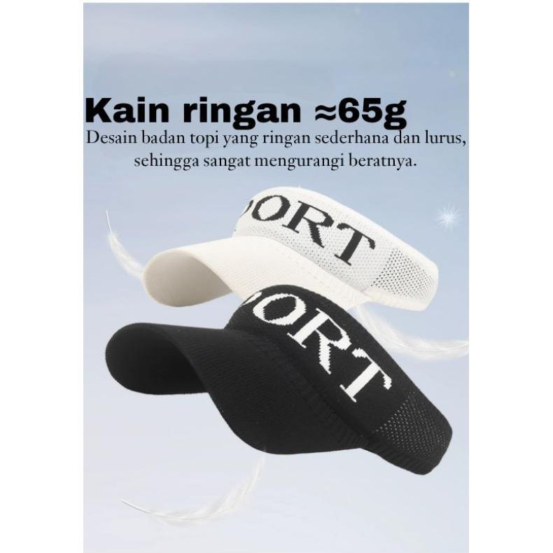 NEW Topi senam wanita Korea topi sport Jumba olahraga topi sepeda rajut karet