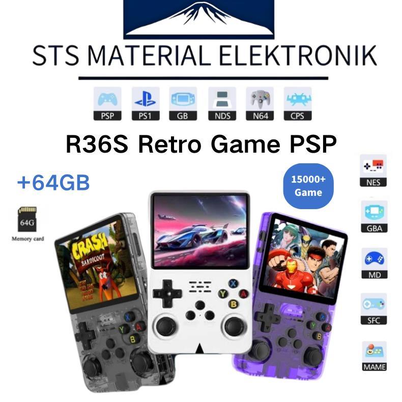 COD R36S Retro Game PSP Handheld Gamebot Multi Console Gameboy PSP PS1 Nintendo Bisa Connect TV Cons