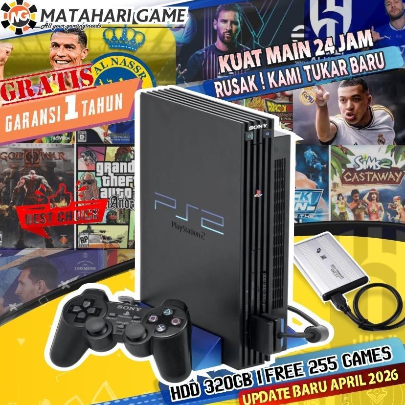 Paket Lengkap Sony PS2 FAT HARDISK USB 500GB
