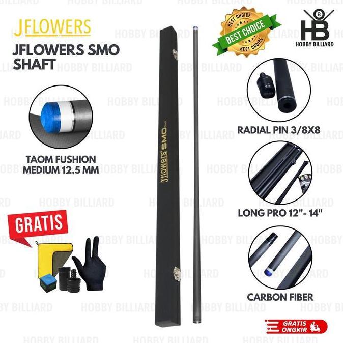JFlowers SMO Shaft Carbon Stick Billiard