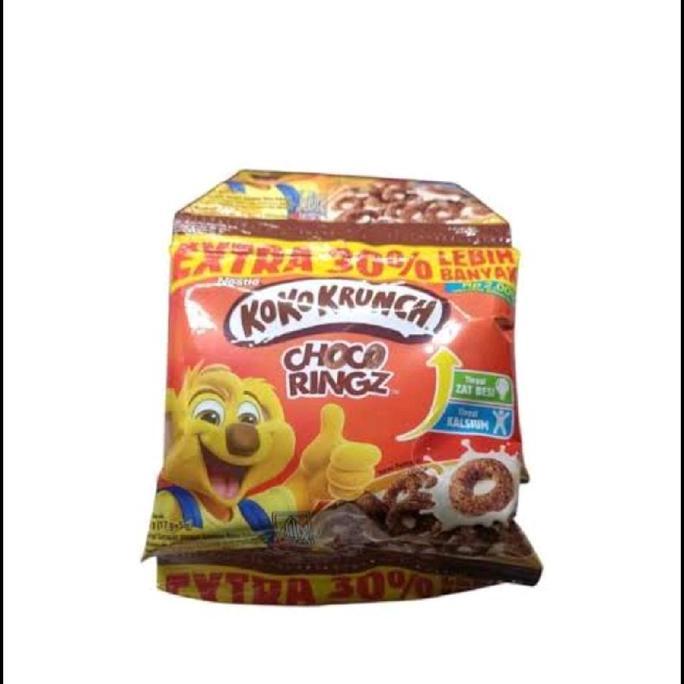 New- Koko Krunch [1 Renteng Isi 10 Sachet X 15G] Sereal Rasa Cokelat Cocok Untuk Anak & Desa Makanan