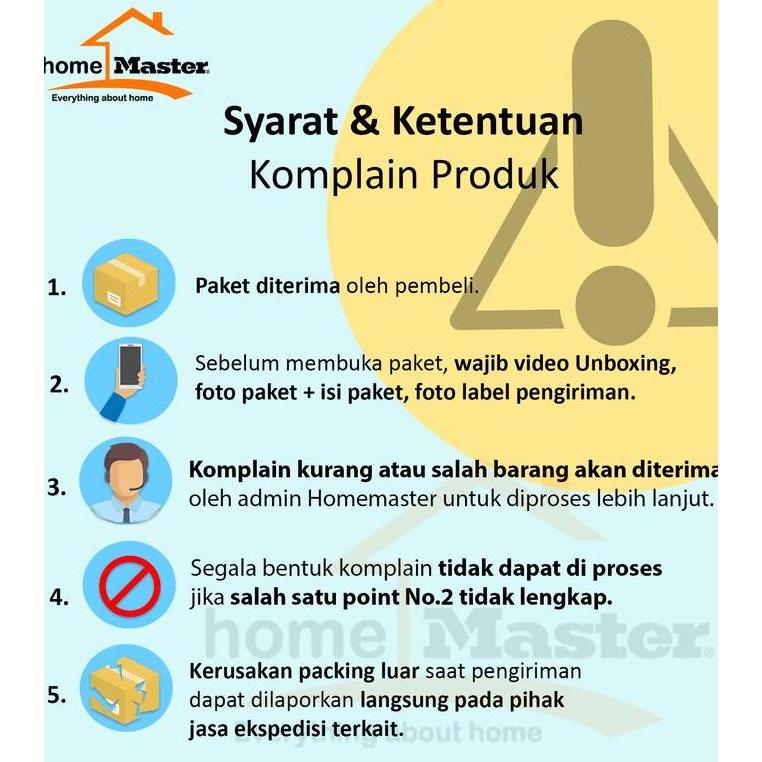 Nyam- Homemaster Centong/Ladle Stainless Tebal 2 Mm 100 Cc/Ml Cs28