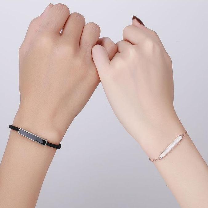 Gio- Together--- Couple Arctic Deer Titanium Bracelets Jewellery