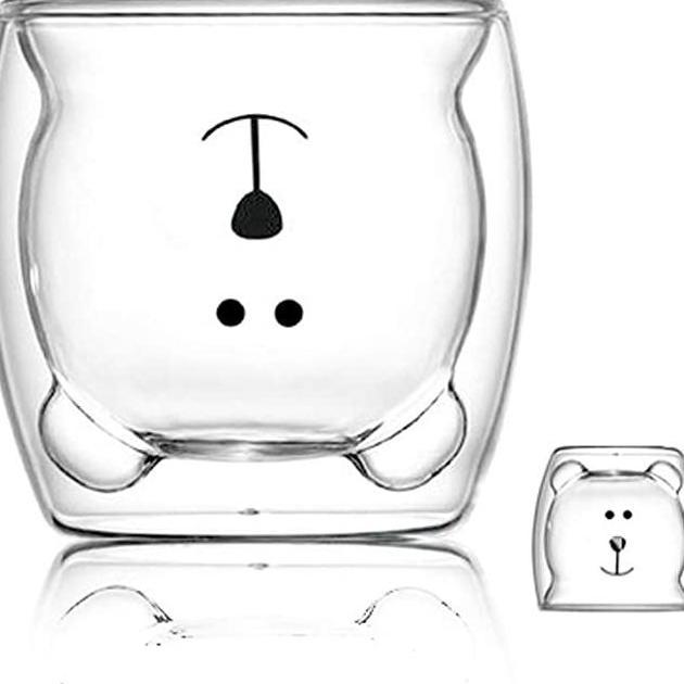 Bora- Double Ll Glass Bear