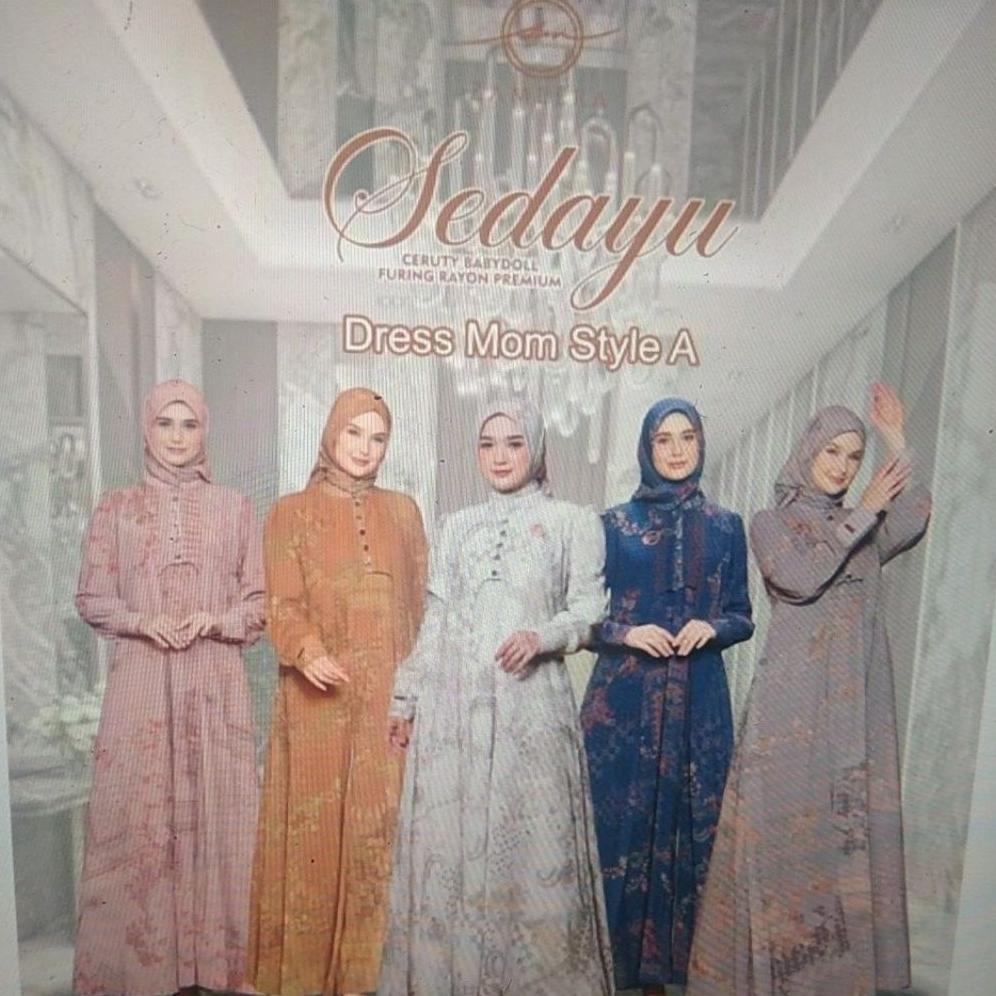 WAJIB PUNYA SEDAYU MOM BY ZAMEERA GAMIS ELEGAN S-3XL