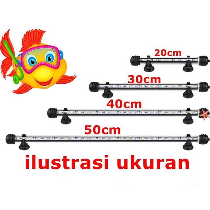 LAMPU LED CELUP T4 30 cm 30cm Lampu led celup aquarium aquascape