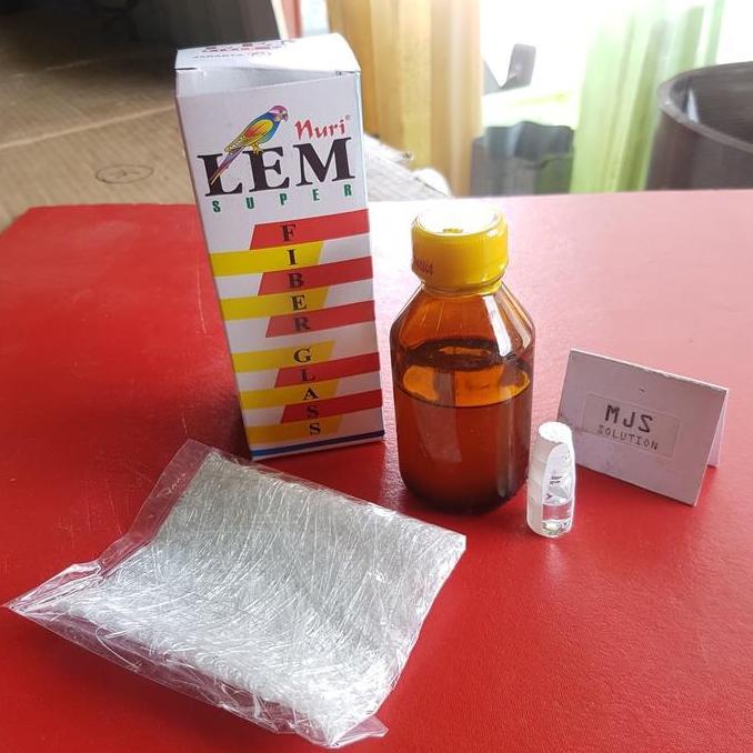 LEM FIBER NURI PEGASUS BOTOL LEM FIBER GLASS ASBES RESIN CAMPUR OBAT