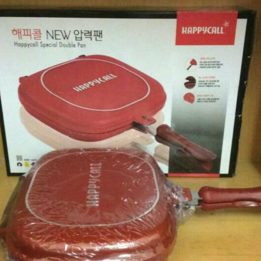 Free Ongkir Happy Call Double Pan Asli Jumbo 32 Cm Permukaan Kulit Jeruk