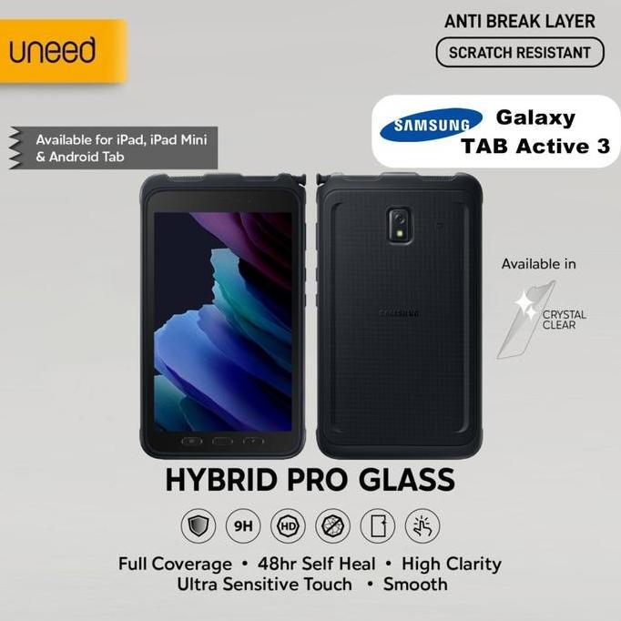 UNEED Hybrid Pro Samsung GALAXY TAB Active 3 Screen Protector