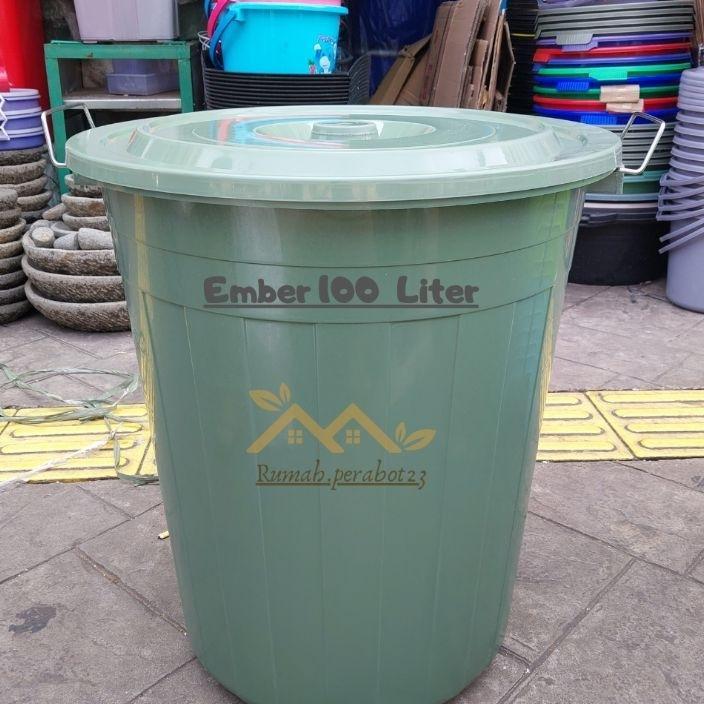 Amp - Ember 100 Liter / Ember Air / Ember Plastik Dengan Tutup Besar Jumbo