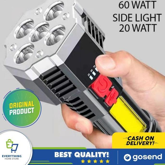 CEFRUCHE Senter 5LED Cop ORIGINAL EHS