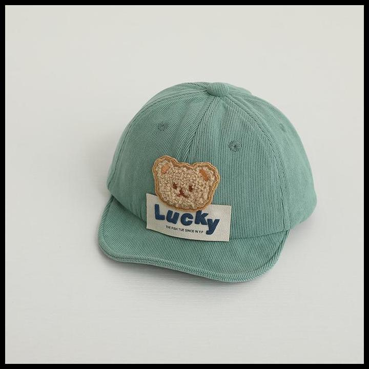 Sb Topi Bayi Lucky Bear Baseball Topi Anak Fhasion Halus Dan Lembut Usia 6Bulan-3Tahun Terbaru