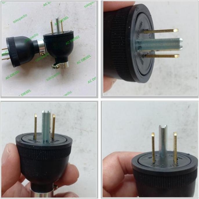 +%+%+%] Steker kaki3 genset Honda Yamaha Robin dll