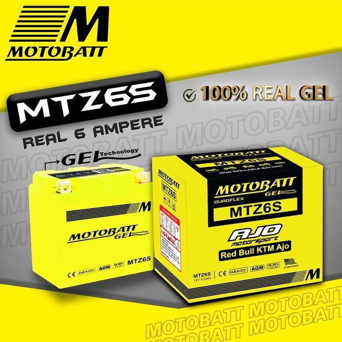 AKI MOTOR MOTOBATT MTZ6S HONDA PCX 125 / PCX 150 / PCX 160 ORIGINAL READY