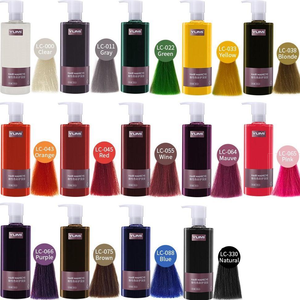 (BISA ) YUMI HAIR COLOR PEWARNA RAMBUT MANICURE YUMI TANPA CAMPURAN PEROXIDE YUMI HAIR MANICYE COLOR