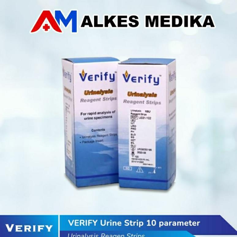 Termurah Verify 3 parameter 10 parameter / Verify / Urineanalysis / Strip Cek Urin / Verify 3 P / Ve