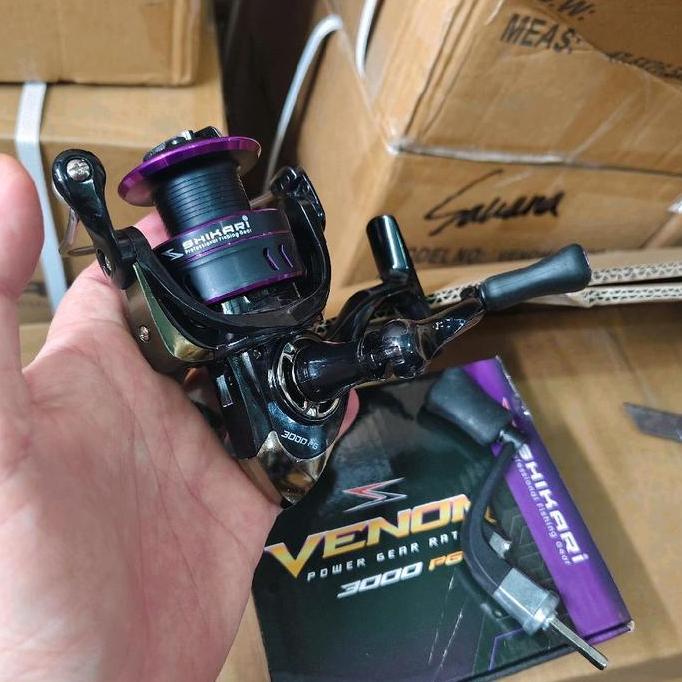 REEL PANCING SHIKARI VENOM UNGU 1000 2000 3000 4000 6000 PSJ27