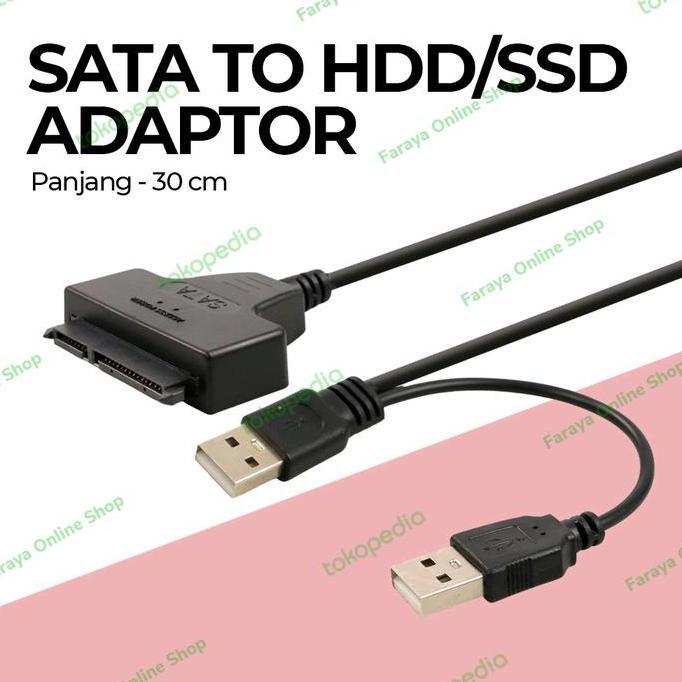 SATA to USB 2.0 HDD SSD Adapter Converter