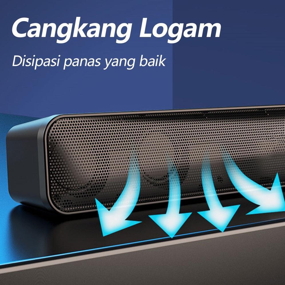 TERBARU JOVITECH SPEAKER  BLUETOOTH  SOUNDBAR RGB 5 COLORS LED LIGHT COMPUTER TV PHONE TF MULTIFUNCT