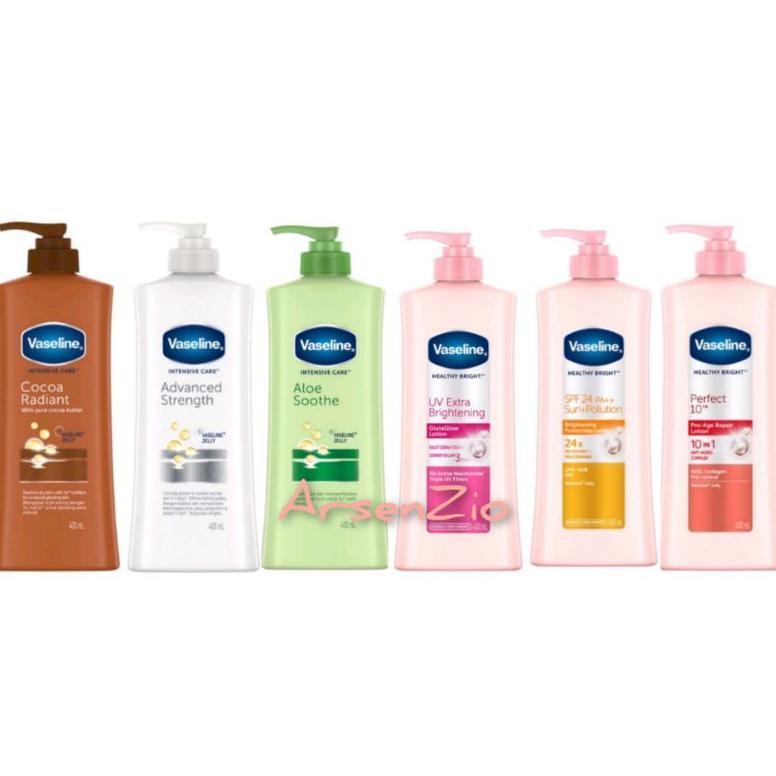 VASELINE BODY LOTION 400ML - VASELINE UV BRIGHTENING MURAH
