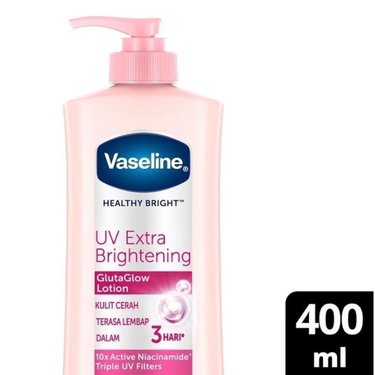 VASELINE HEALTY BRIGHT 400ML UV EXTRA BRIGHTENING MURAH