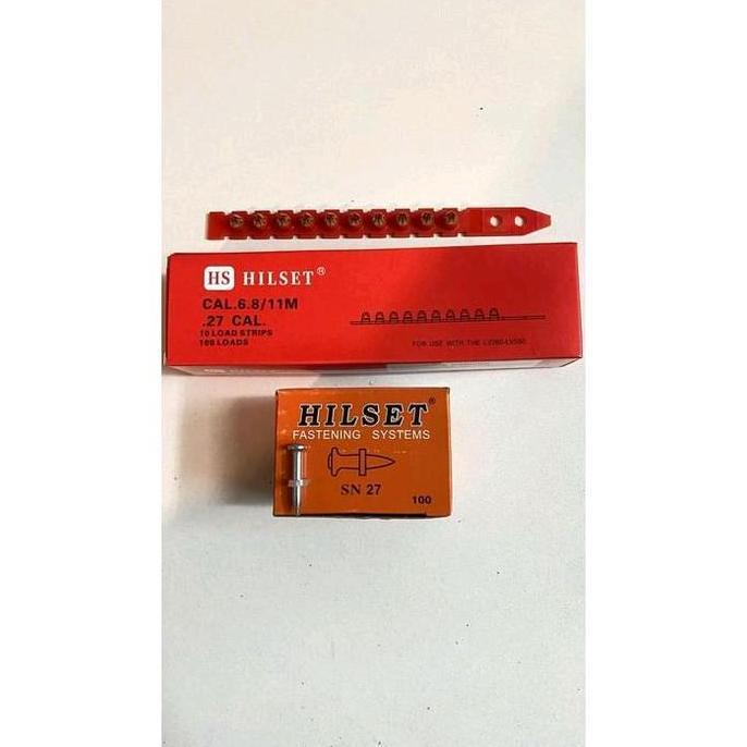 Paku Ramset tipe Hilti 100 set / Paku Renceng / Paku Hilset