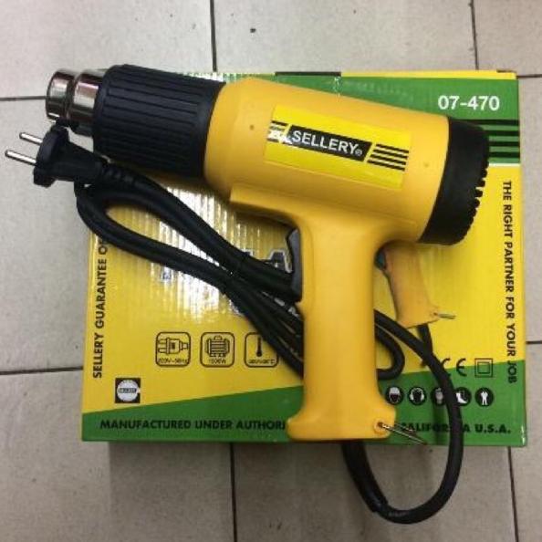 Hot Heat Gun / Hot Air Gun / Hot Gun / Pemanas Plastik / Pemanas Sablon Sellery Usa Original