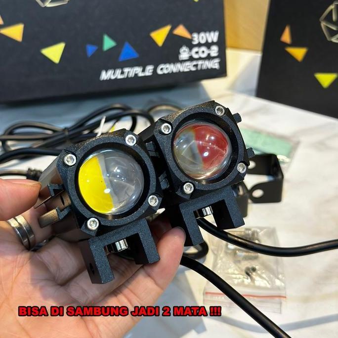 Lampu Tembak Mini Laser Co-2 Hapag 30 Watt Plus Demon Eyes Lampu tembak 1 Mata Co2 Hapag
