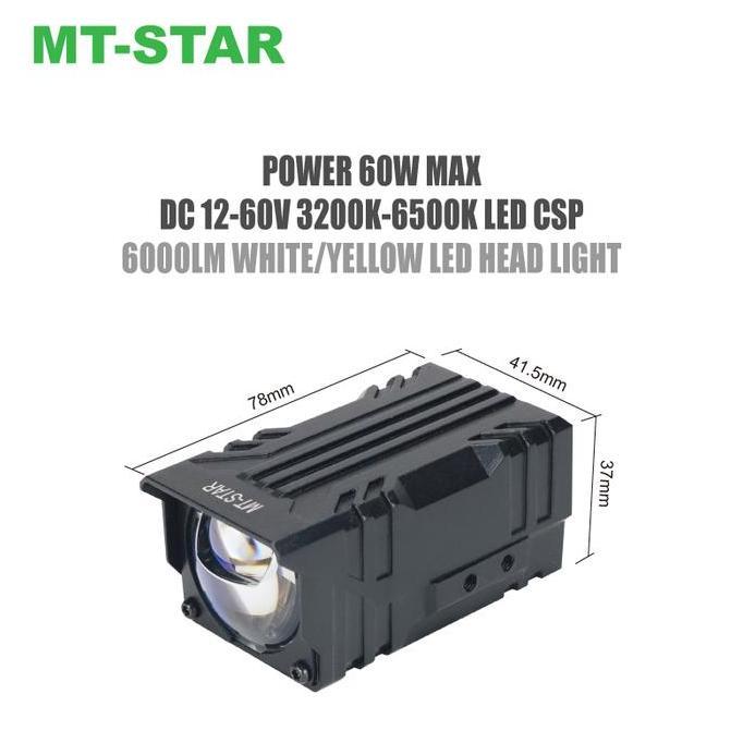 MT-STAR LT146 - Lampu Tebak Biled LED Blue Lens