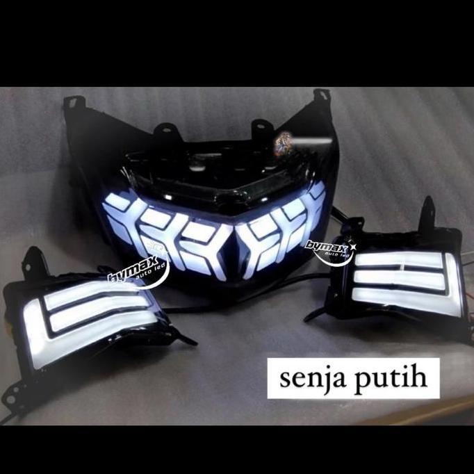 Lampu stoplamp NMAX 155  Lamborghini Plus lampu sein depan DRL NMAX 155