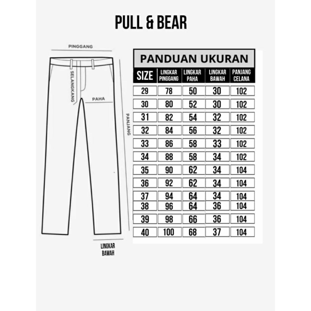 HOT PRODUCT Pull & Bear celana chino pria slim fit stretch premium import original branded clana kat
