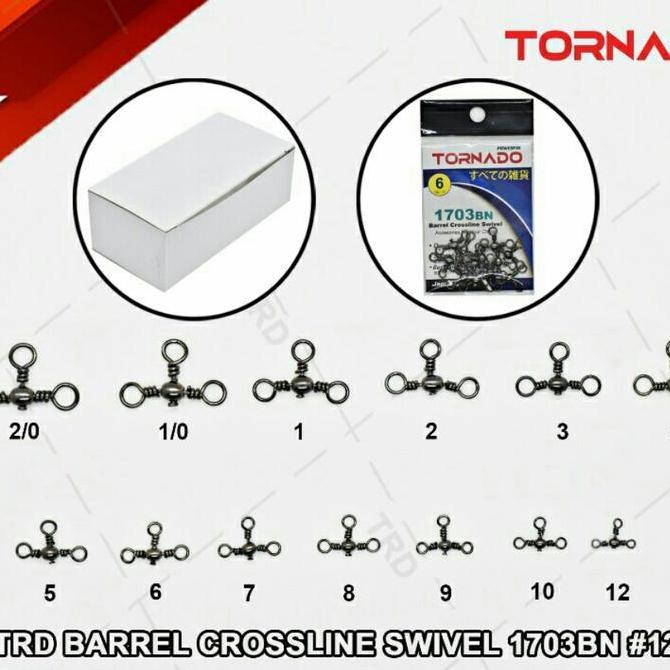 KILI KILI CABANG 3 SWIVEL TRIWAY CROSSLINE LAUT TORNADO NOMER KECIL PSJ27