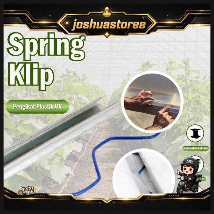 Penjepit Plastik Uv / Spring Klip Alat Pasang Plastik Uv Terkini