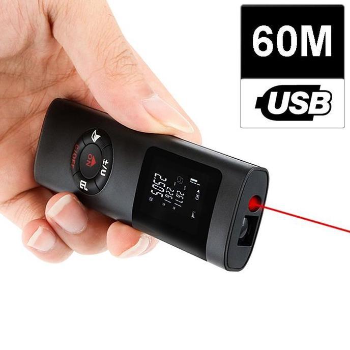 Meteran Laser Digital Pengukur Jarak Laser Distance Meter Mini 40M / 60M [terbaik]