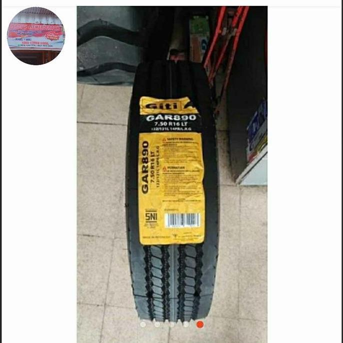 Terlaris Giti Gar 890 750 R16 Ban Truk Radial Gajah Tunggal 750-16