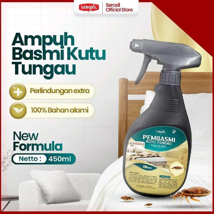 Fullcline- Seroxil Anti Kutu Tungau Kasur 450Ml Non-Listrik Insects - Pembasmi Anti Kutu Tungau