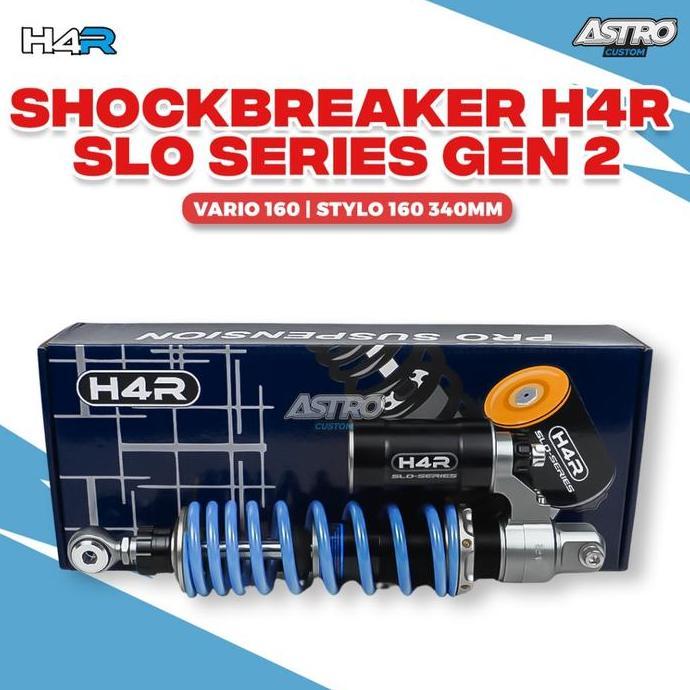 Shockbreaker H4R Slo Series Gen 2 Vario 160 Stylo 160 X-mooth 340MM Shock Tabung Bawah Astrocustom