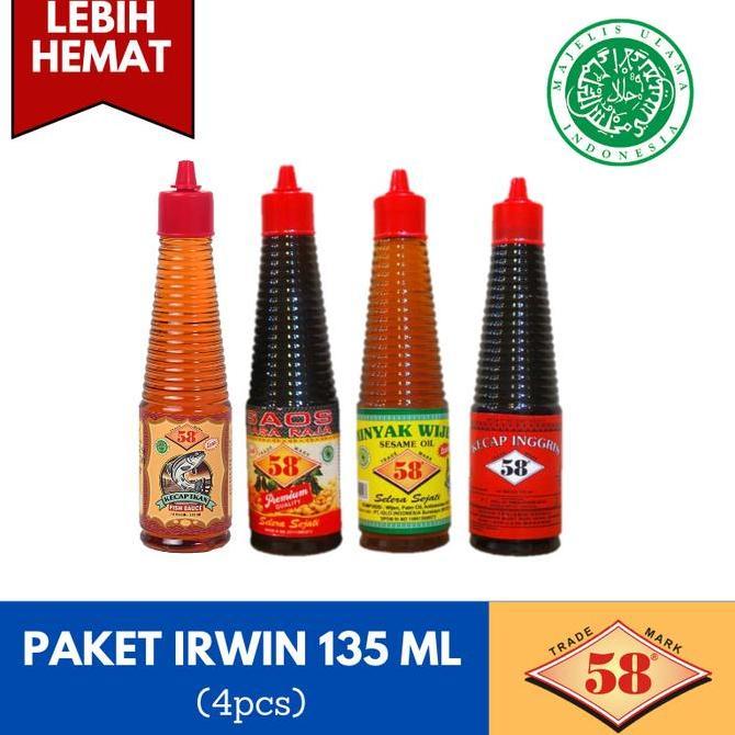 Pilihan - Bundling Irwin 135 (Kecap Ikan, Rasa Raja, Minyak Wijen, Kecap Inggris)