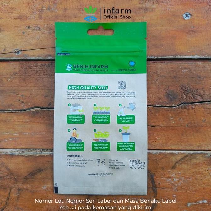 Infarm - Bibit Unggul Tomat Star Mato Benih Tomat Biji Tomat Bibit Tomat Mawar Infarm - Merah, Hijau