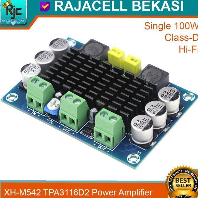 XH-M542 TPA3116D2 AUDIO POWER AMPLIFIER CLASS-D SINGLE 100WATT MURAH