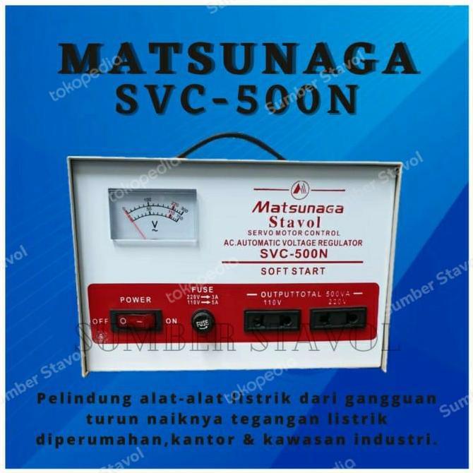 Stabilizer listrik Matsunaga 500 N